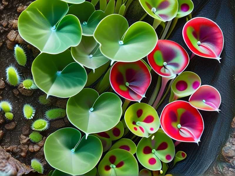Why Pinguicula leaf spots appear after pest bites