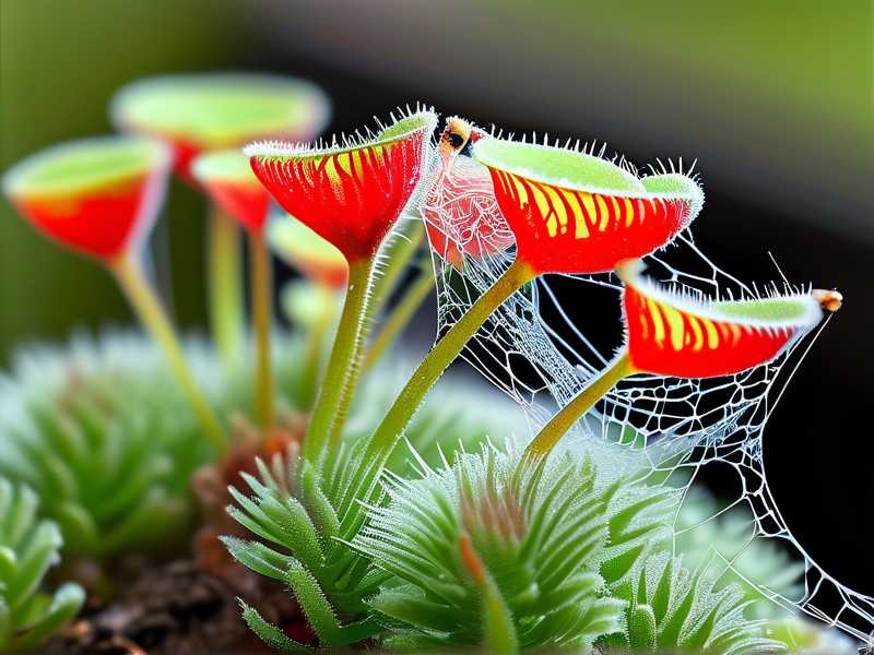 How to remove pest webbing from Pinguicula foliage(1)